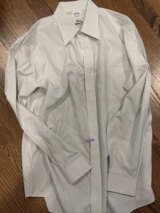Brooks Brothers Slim Fit 16 1/2 35 gestreiftes Herrenhemd - Bild 1 von 2