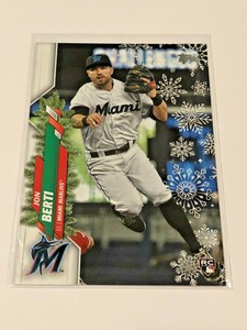 2020 Topps Walmart Holiday Baseball Rookie - Jon Berti RC - Miami Marlins