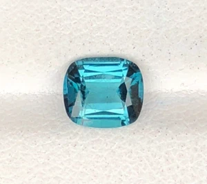 1.05 Ct Natural Cushion Cut Lagoon Blue Tourmaline loose gemstone From Afghan - Picture 1 of 11