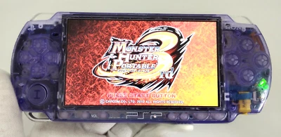 Sony PSP 2000 System w/ Charger  Clear Purple color Region Free  Import Custom - Image 1 of 4