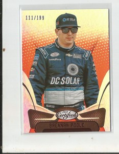 2018  Panini Certified  BRENNAN POOLE   Red  111/199