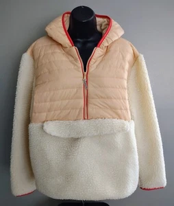 Ivory Ella Puffer Sherpa Jacket Size Medium New with Tags Winter Warm Jacket - Picture 1 of 9