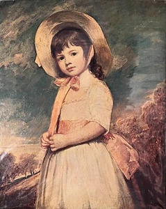 George Romney - “Miss Willoughby” - (1781-83) Vintage Print 1970s - Picture 1 of 2