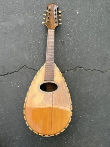 Mandolino posteriore ciotola Catania Carmelo antico per riparazione - Foto 1 di 12