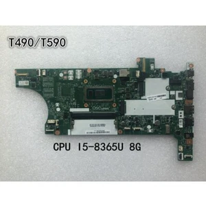 Placa madre original Lenovo ThinkPad T490 T590 casi nueva-b901 i5-8365u 8 gb uma 01yt397 - Imagen 1 de 4