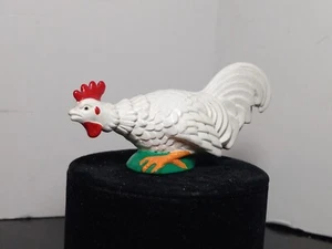 Small Rooster Figurine Ceramic Handpainted Decoration Craft Farmhouse Country - Picture 1 of 17