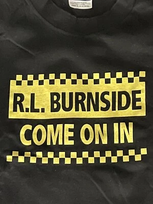 CAMISETA CONCIERTO REAL R. L. BURNSIDE vintage House of Blues CHICAGO 9~7~2001 Foto 1 de 4