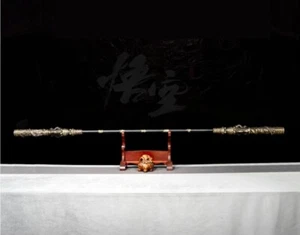 Real Heavy Duty Black Myth Wukong Juego Anime COSPLAY Monkey King Staff Wukong - Imagen 1 de 6