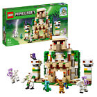 LEGO Minecraft 21250 Die Eisengolem-Festung Bausatz, Mehrfarbig