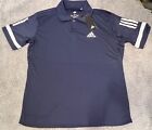 Lovely Men?s Adidas CE0900 Free Lift Training Polo Top, Size L, New With Tag