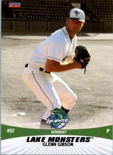 2010 Choice Vermont Lake Monsters Minor League Baseball #8 Glen Gibson