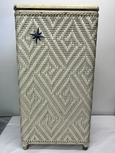 Mid Century Modern BORG ERICKSON VOGUE Wäsche Kleidung Korb weiß Korb MCM - Bild 1 von 16
