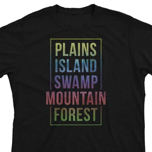 The Spectrum - Magic the Gathering Lands Unisex T-Shirt MTG Player Tee Gift - Picture 1 of 3