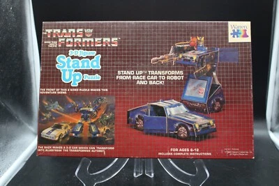 VTG 1984 Transformers 3D Jigsaw Stand Up Puzzle 2 Sided Car Autobot #1030-12-4 - Image 1 of 3