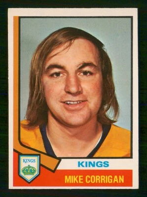 MIKE CORRIGAN 1974-75 O-PEE-CHEE 74-75 NO 37 EX+  55622 - Image 1 of 2