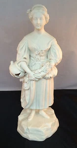 Near Antique Porcelain Figurine-Unglazed Limited Edition-Unknown Origin-1930's - Picture 1 of 9