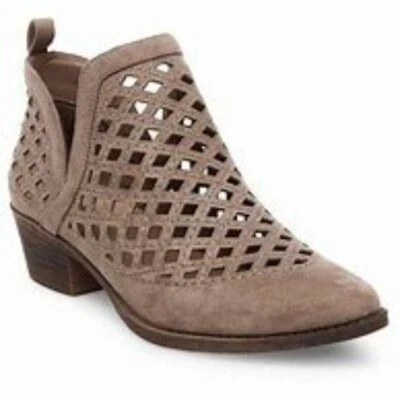 Botines de cuero perforado JEFFREY CAMPBELL Taggart para mujer talla US 9,5 vaquera tostada Foto 1 de 4