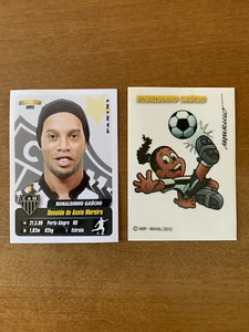 2012 PANINI BRASLEIRAO RONALDINHO GAUCHO 2 STICKERS #31/22 - Picture 1 of 2