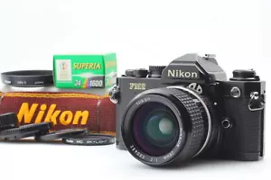 Honeycomb Nikon nuova FM2 fotocamera pellicola nera obiettivo Ais 28 mm f2 dal GIAPPONE - quasi come nuova - Foto 1 di 13