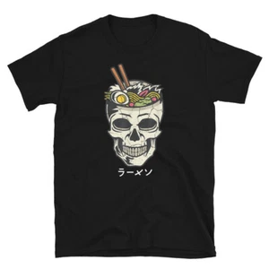 Camiseta de regalo Ramen Skull Kawaii Otaku Japón Kanji Ramen Anime Otaku Manga Weeb - Imagen 1 de 6