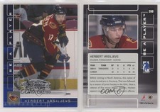 2001 ITG Be A Player Memorabilia Sapphire All-Star Fantasy /10 Herbert Vasiljevs