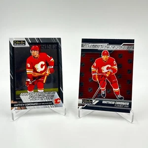 Matthew Coronato Calgary Flames O-Pee-Chee Platinum LOT of 2 Marquee Rookie - Picture 1 of 2