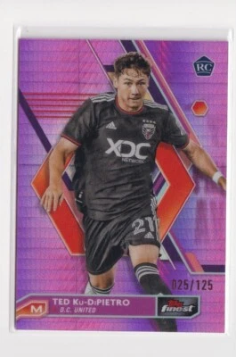 2023 Topps Finest Ted Ku-DiPietro Pink Prism Refractor /125 RC #59 - Image 1 of 2