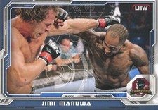 TOPPS 2014 UFC CHAMPIONS JIMI MANUWA #121 36/88 BLUE PARALLEL CARD