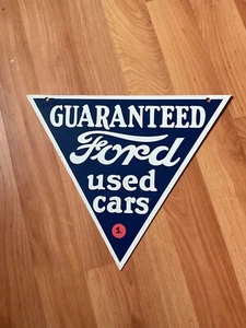 SELTENE VINTAGE DOPPELSEITIGE FORD GEBRAUCHTWAGEN WIE VON EINEM HÄNDLER 11. 5 X 9,5 - Bild 1 von 4