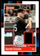 2022 Donruss Retro 1988 Materials Garrett Crochet Chicago White Sox #R88M-GC