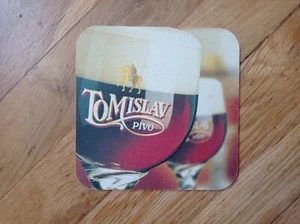 Montaña rusa de cerveza croata vintage Tomislav Pivo Zagreb Brewery Croacia #1 - Imagen 1 de 2