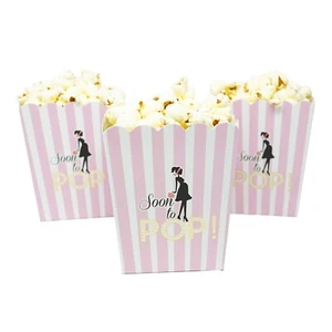 "Soon to Pop" Popcorn Treat Favor Box for Baby Celebrations 20 Count - Picture 1 of 16