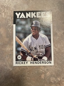 1986 Topps - #500 Rickey Henderson