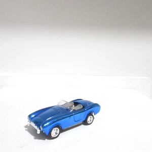 JOHNNY LIGHTNING TJET 500 SLOT CAR HO FORD A/C COBRA CHROME BLUE NEW - Picture 1 of 6
