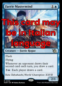 MTG FAERIE MASTERMIND EXC - GENIO DEGLI SPIRITELLI 58 - MOM - MAGIC - Picture 1 of 1