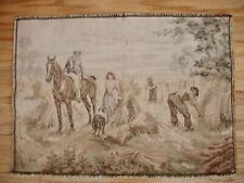 VINTAGE AUTHENTIC MADE IN FRANCE TAPESTRY 18" X 12.5"  
