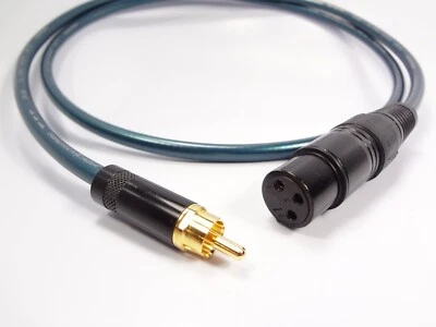 Clairmont Cable AES EBU 110 Ohm SPDIF 75 Ohm RCA XLR Digital Audio Adapter Cable - Image 1 of 4