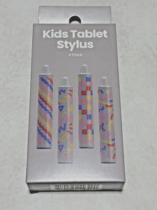Kids Tablet Stylus, Universal, 4 Pack, Gray, Ages 6+, NIB - Picture 1 of 2