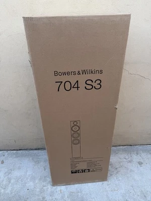 Altavoz de pie Bowers & Wilkins 704 S3 - negro brillante - individual Foto 1 de 4