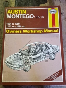 Austin Montego Workshop Manual - Picture 1 of 2