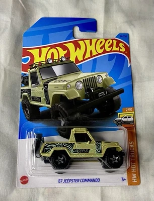 2023 HOT WHEELS #94 - ‘67 Jeepster Commando (Cream - Long Card) - Image 1 of 2