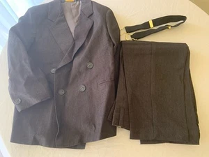 Vintage 90s Size 5 Boy’s Suit Size 5 Grey Mark Jason - Picture 1 of 4