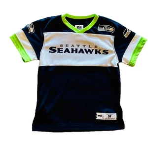 NFL Seattle Seahawks Blau Kurzarm Trikot Jugend Größe M - Bild 1 von 7