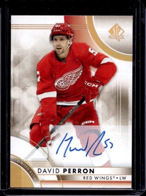 2023-24 SP Authentic David Perron Limited Auto #77 Red Wings - Image 1 of 2