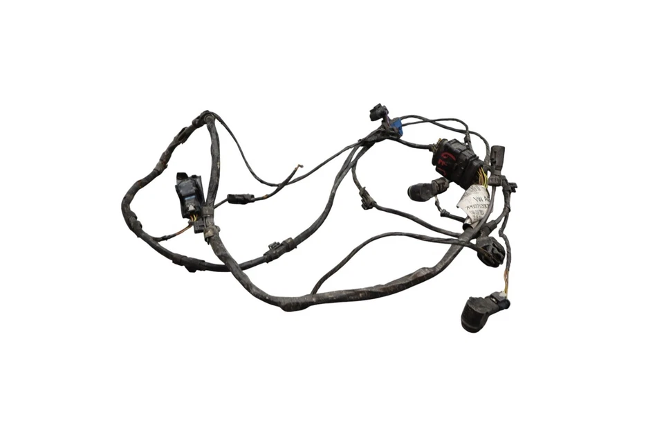 Arnés de cableado sensor de estacionamiento parachoques delantero Volkswagen Touareg VW 11-14 OEM Foto 1 de 4