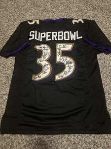 13 Signature Baltimore Ravens Jersey Super Bowl XXXV Champs Limited #11/50 JSA - Picture 1 of 8