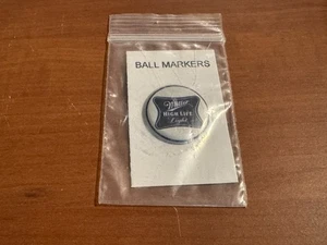 Miller High Life Lite Golf Ball Marker, Hand Crafted from a Bottle Cap - Picture 1 of 1