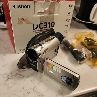Videocámara Canon dc 310 probada y funcionando paquete Foto 1 de 4