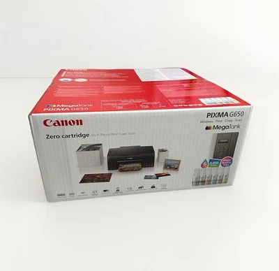 Canon PIXMA G650 MegaTank Drucker Scanner Kopierer WLAN 4800x1200dpi NEU OVP - Bild 1 von 4