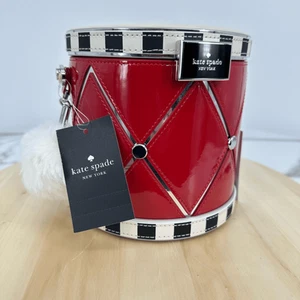 Kate Spade Oh What Fun Drum Clutch Satchel Crossbody Novelty Collectible NWT - Picture 1 of 10